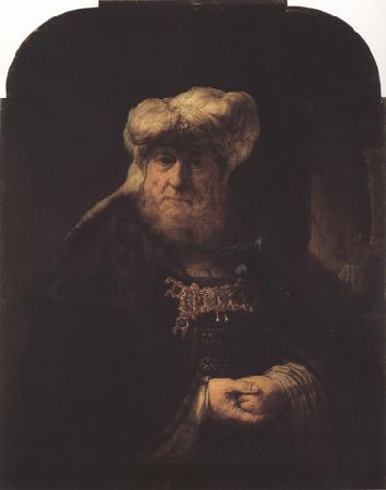 REMBRANDT Harmenszoon van Rijn A Man in oriental costume (mk33)